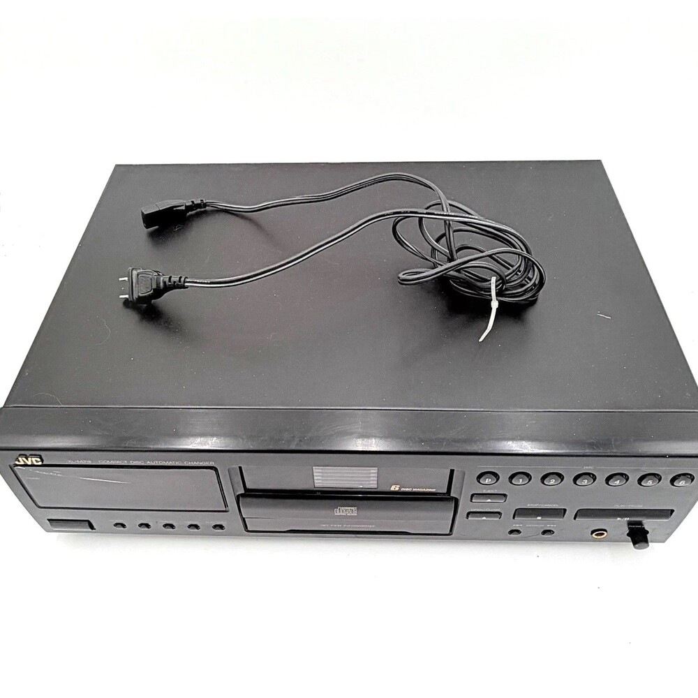 JVC XL-M318BK 6+1 Disc CD Changer Player Powers On Parts/Repair